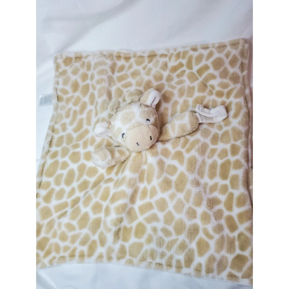 Giraffe Baby Security Blanket Lovey Lovie Plush Pacifier Holder Soft Toy Carters